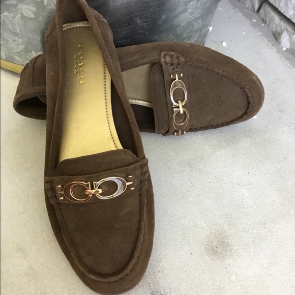 Coach Shoes - Coach Suede Loafers 7.5